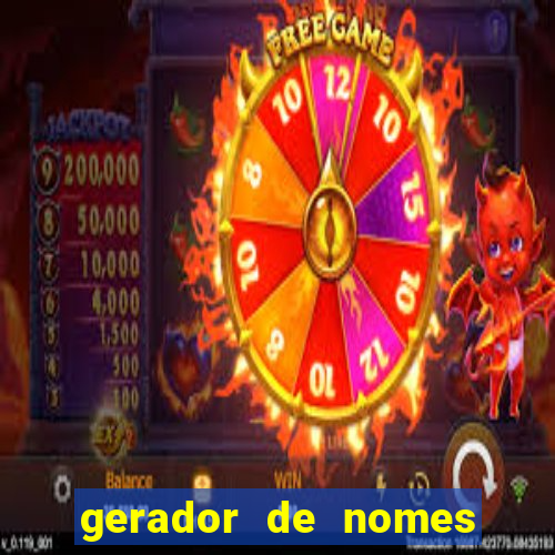 gerador de nomes de guerra